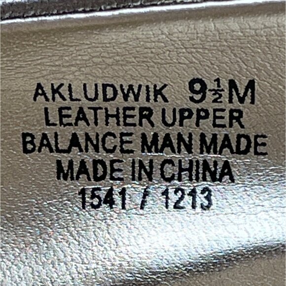 Anne Klein Ludwik Metallic Rhinestone Floral Design Slingback Sandals Sz 9.5M - Picture 8 of 10